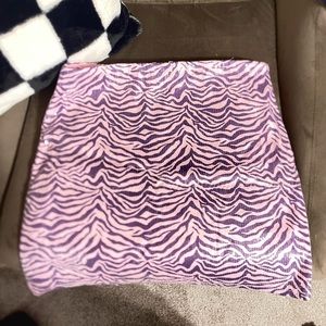 Pink and purple bling skirt